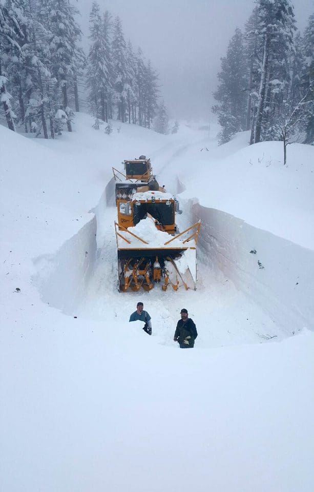 Record Season Snowfall Mt Rose Ski Tahoe